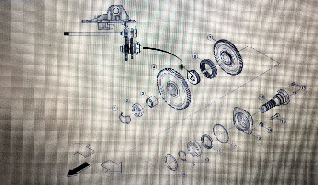 CLAAS 00 0501 918 8/Claas koło/Claas Arion 510 Hexa 430-410 600 Hexa 540-510