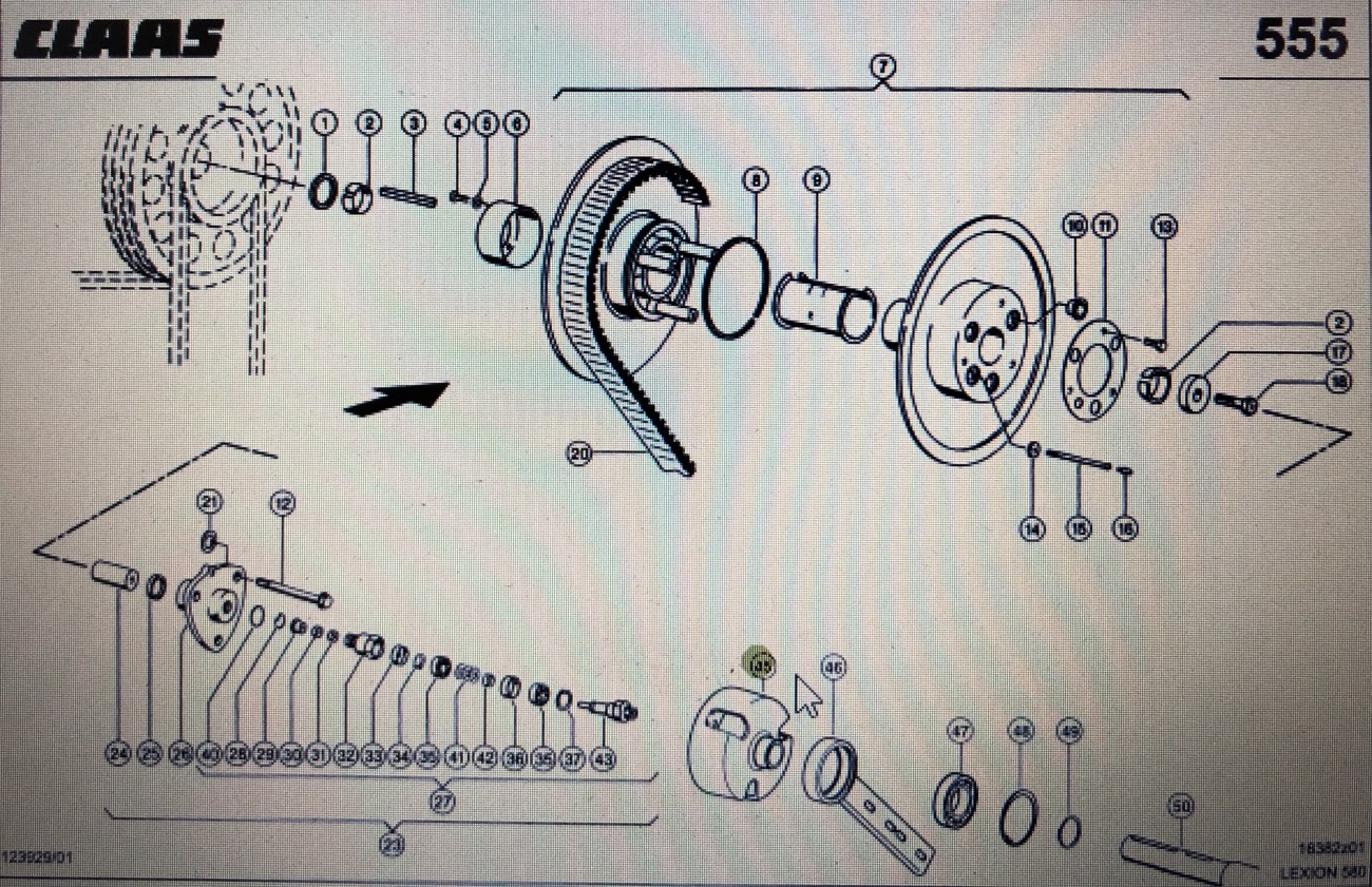CLAAS 00 0749 879 0/Claas obudowa/Claas Lexion 580 750-730 770-760 470 600