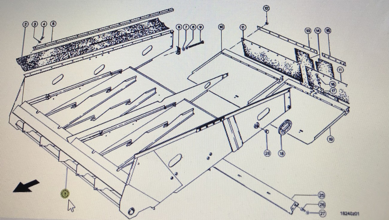 CLAAS 00 0759 790 0/Claas skrzynia sitowa/Claas 580 460-440 480 570