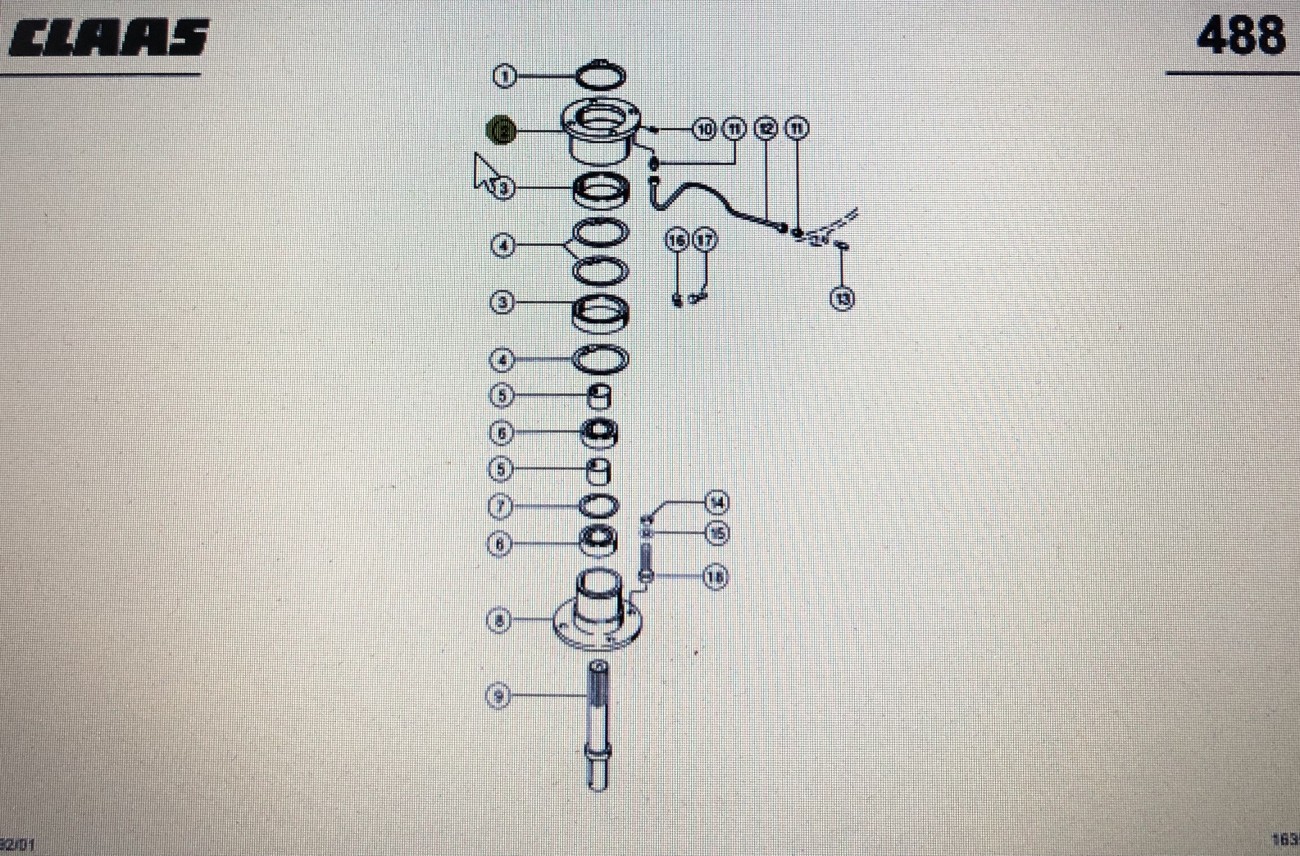 CLAAS 00 0797 998 0/Claas obudowa/Claas Lexion 580
