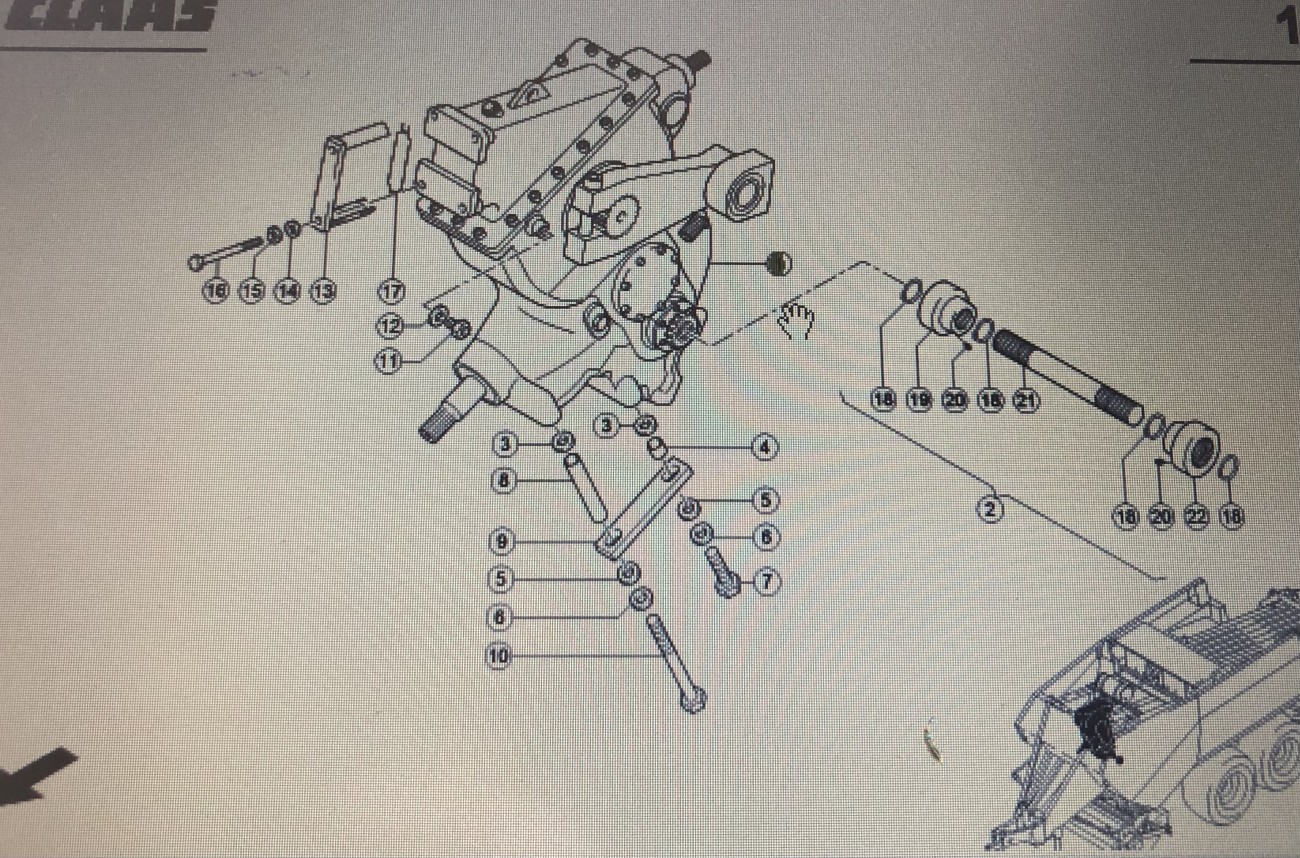 CLAAS 00 0855 313 0/00 1326 911 0/Claas przekładnia główna/Claas Quadrant 2200 Advantage
