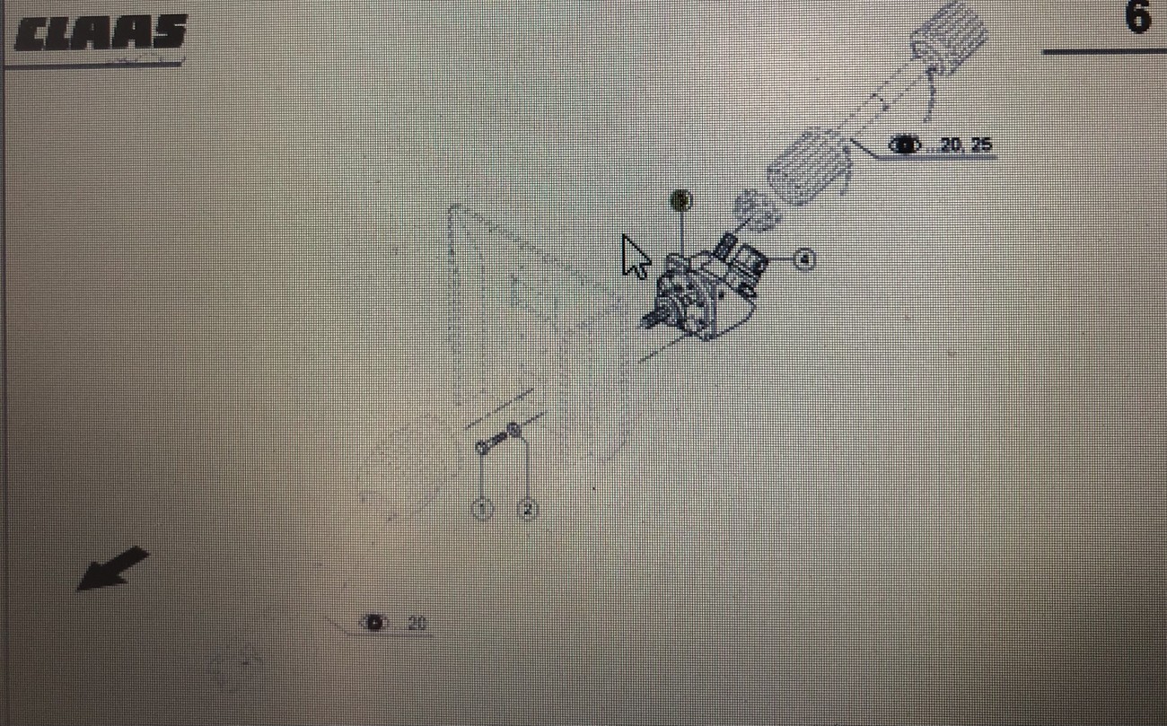 CLAAS 00 0864 700 1/00 0855 320 2/Claas przekładnia kątowa/Claas Quadrant 2200 Advantage