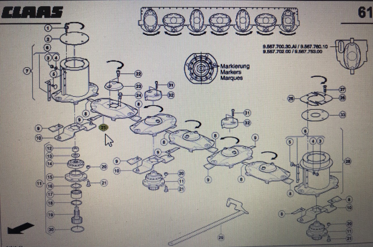 CLAAS 00 0952 340 0/CLAAS Disco tarcza tnąca