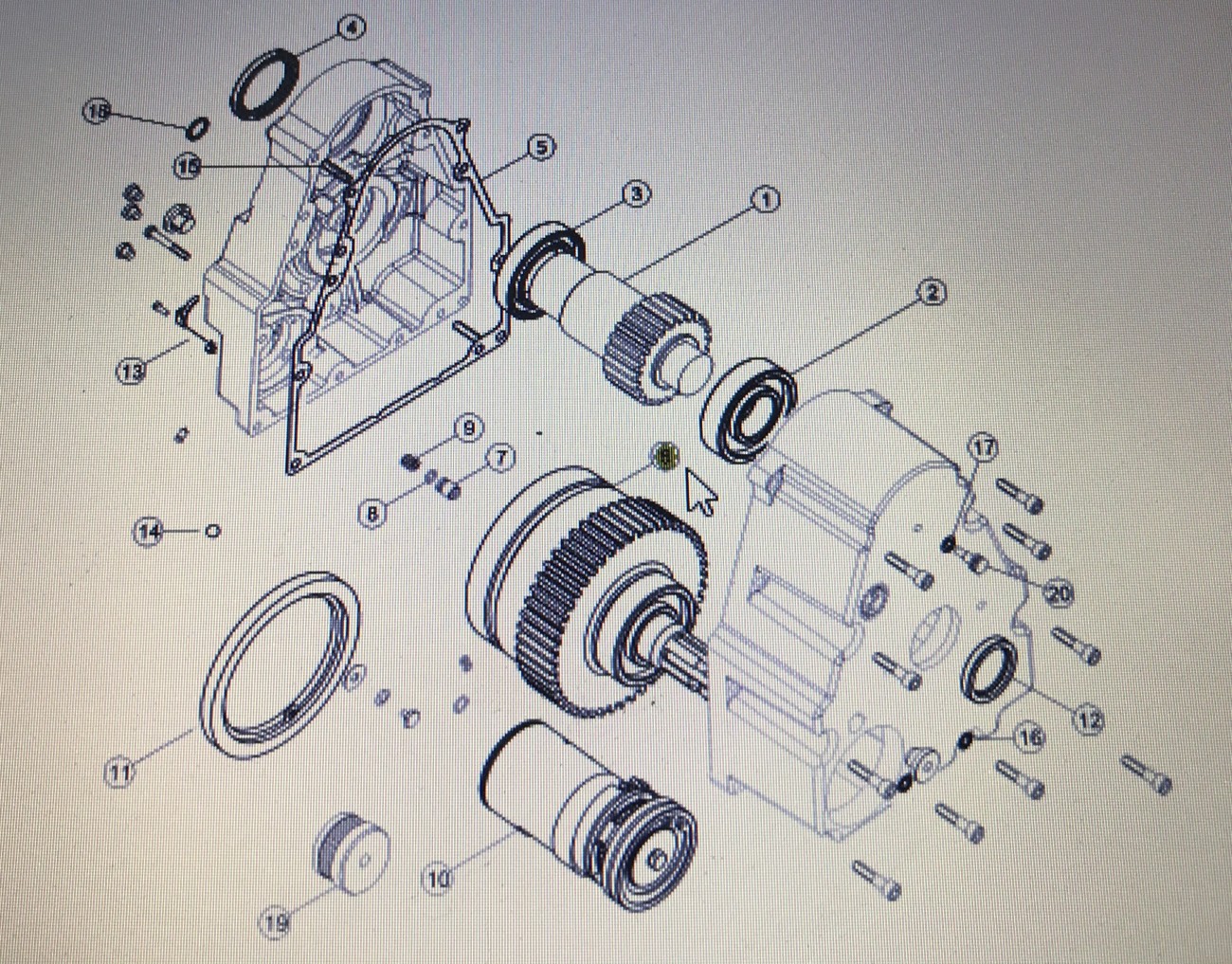 CLAAS 00 1141 510 0/Claas Arion sprzęgło/Claas Arion 600 Hexashift 430-410 540-510 640-610