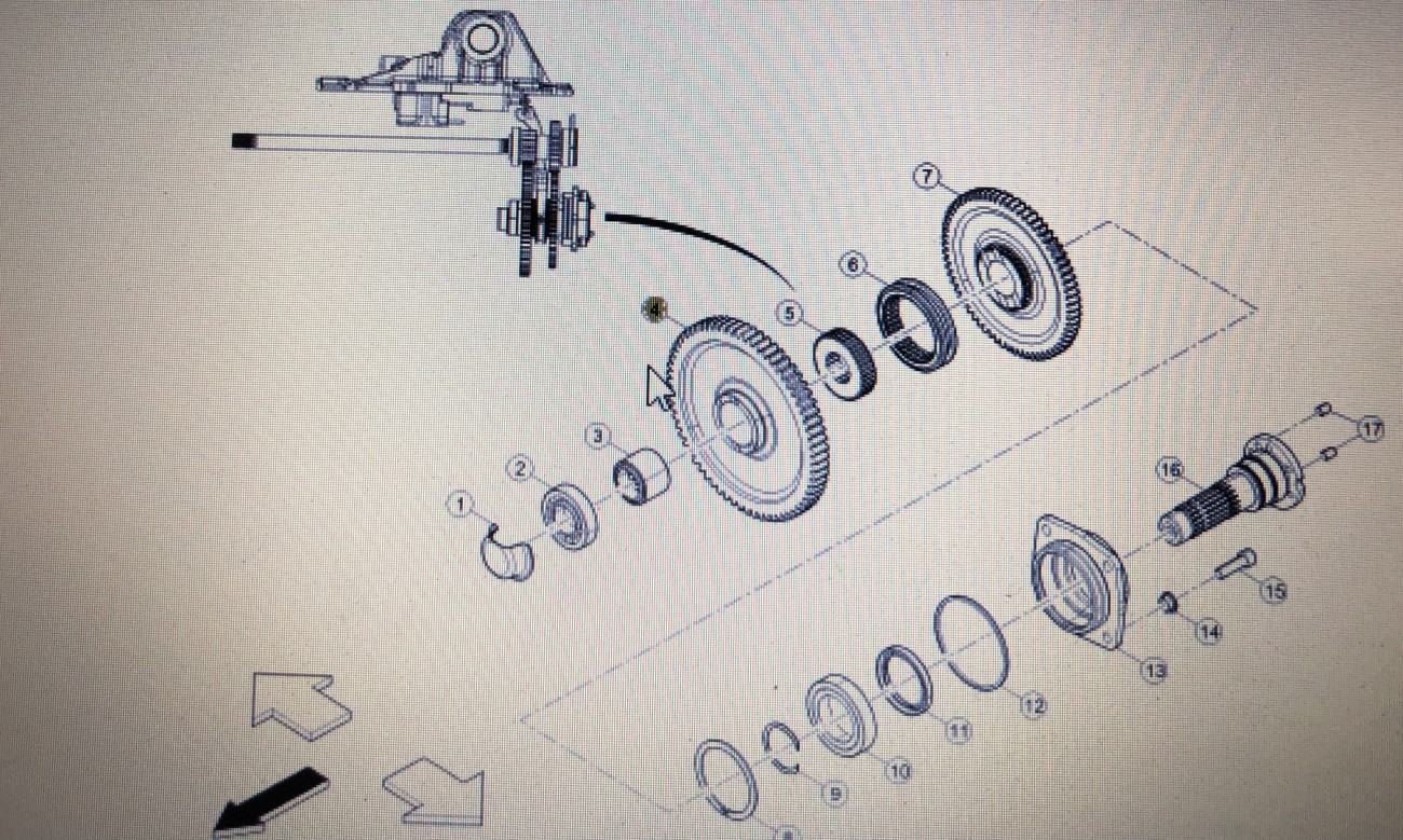 CLAAS 00 1146 593 0/Claas koło/Claas Arion 500 600 Hexa