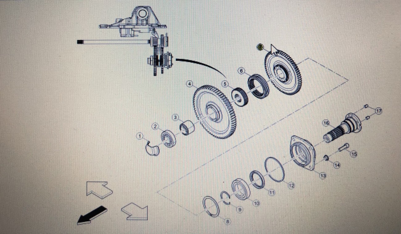 CLAAS 00 1146 594 0/Claas koło/Claas Arion 510 600 Hexa
