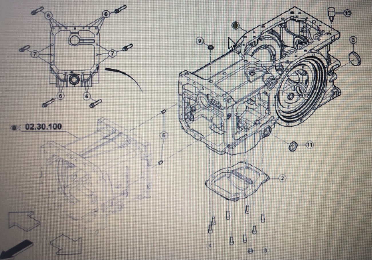 CLAAS 00 1148 670 0/00 1157 181 0/Claas Arion 640 600 500 Hexashift/CMatic