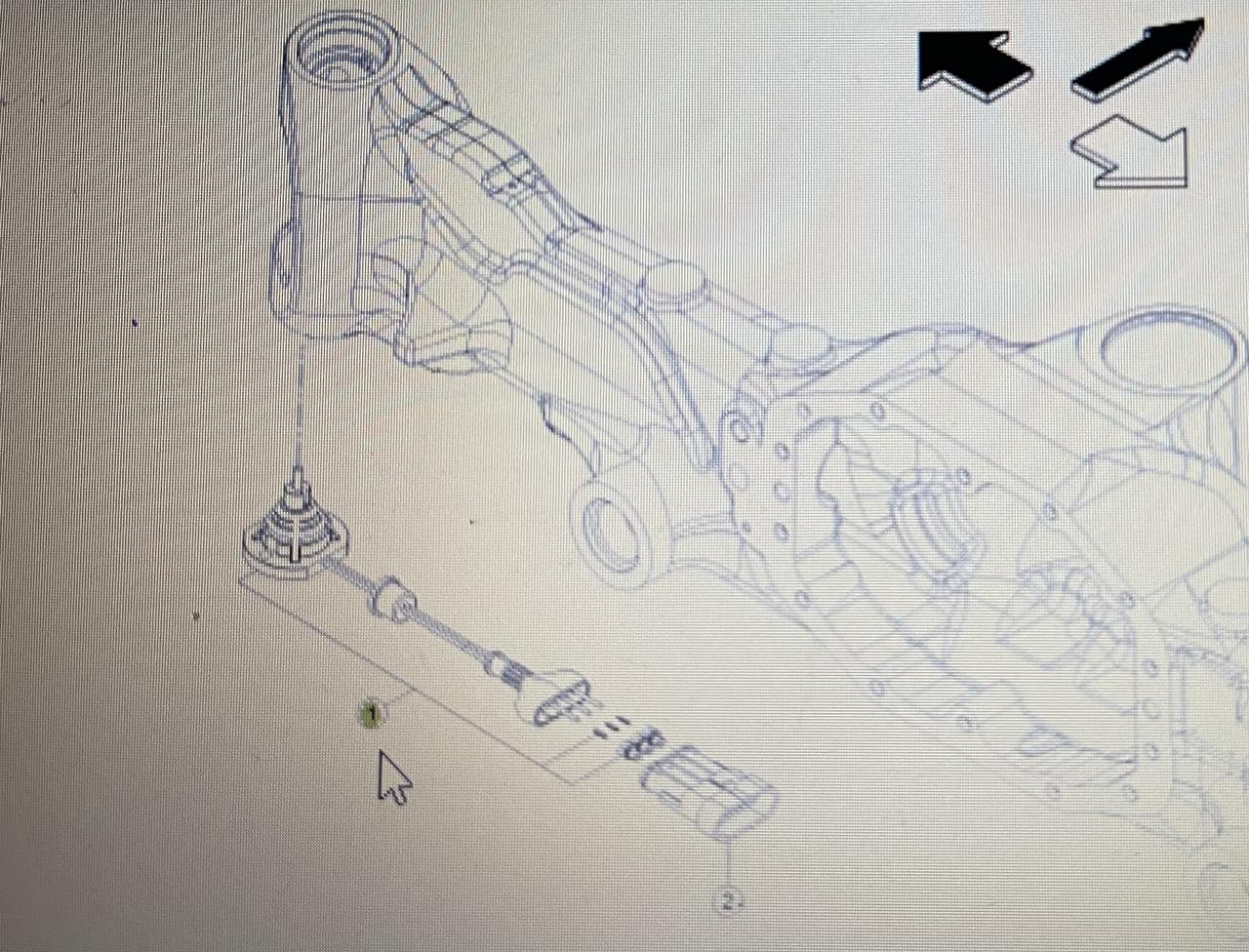 CLAAS 00 1155 637 0/Claas-czujnik przedniej napędowej osi kierowanej/Claas Axion 870-810 stage 4