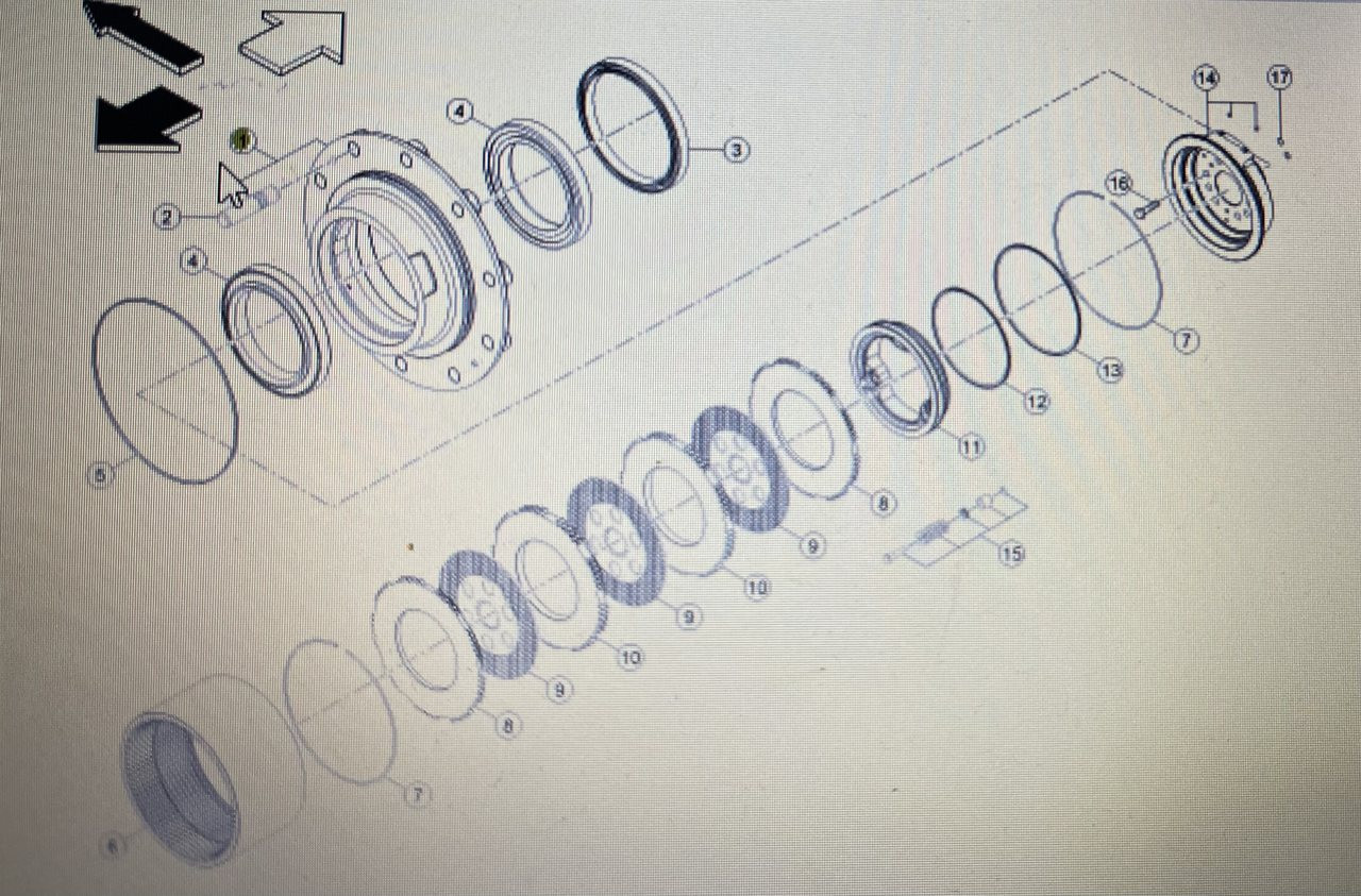 CLAAS 00 1156 140 0/Claas Axion-piasta koła/Claas Axion 870-810 stage 4