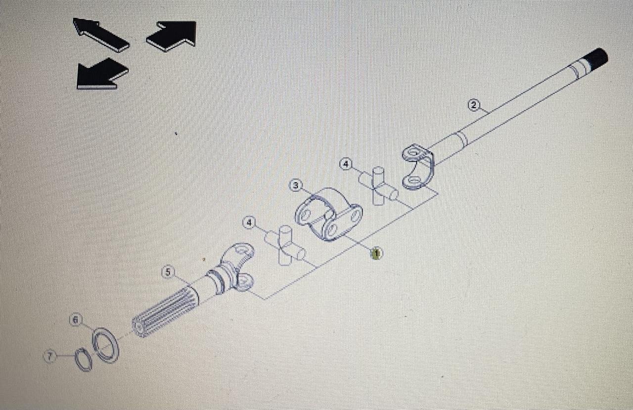 CLAAS 00 1158 087 0/00 1156 110 0/Claas-półoś/Claas Axion 870-810 stage 4