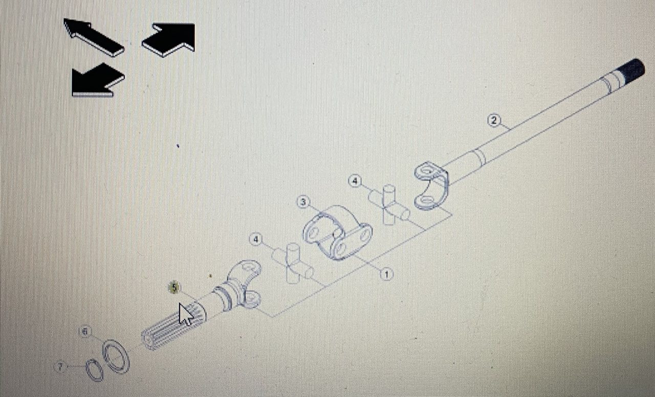 CLAAS 00 1158 088 0/Claas-półoś/Claas Axion 870-810 stage4
