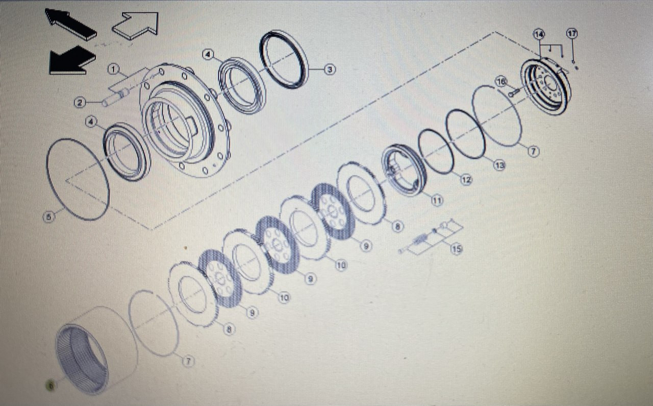 CLAAS 00 1158 113 0/Claas-koło koronowe/Claas Axion 870-810 stage 4