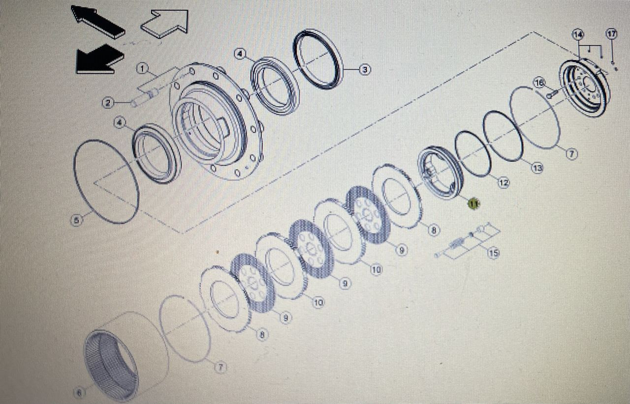 CLAAS 00 1158 118 0/Claas-tłok podnośnika hydraulicznego/Claas Axion 870-810 stage 4