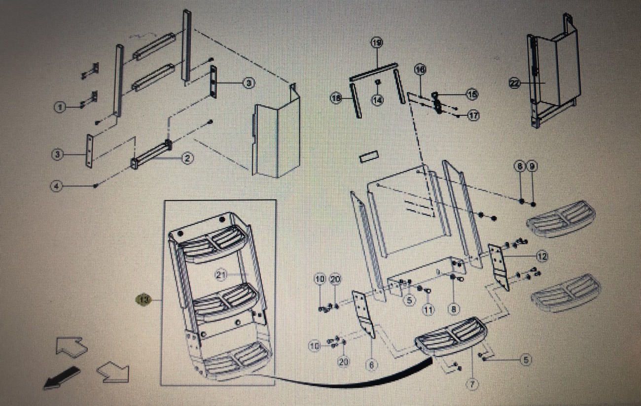 CLAAS Arion 600 640 - schody stopnie 0012609210