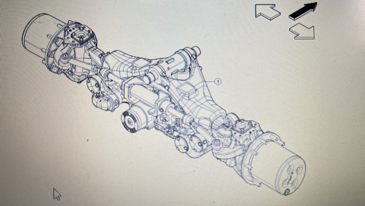 CLAAS 00 2197 826 2/00 2244 794/Claas Axion-przedni most/Claas Axion 870-810 stage 4