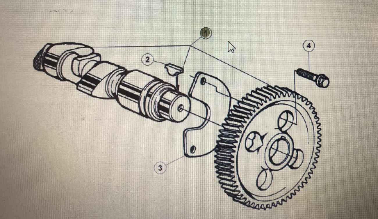 CLAAS 60 0502 595 4/60 0502 895 9/wałek rozrządu/Celtis 456 456-426 Ares 566-546 Ceres 355-325