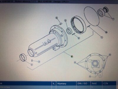 Claas Arion Obudowa Zwolnicy Tylnej