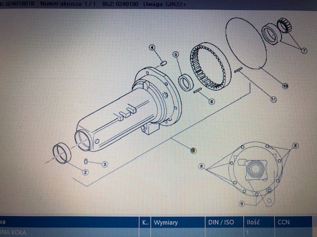 Claas Arion Obudowa Zwolnicy Tylnej