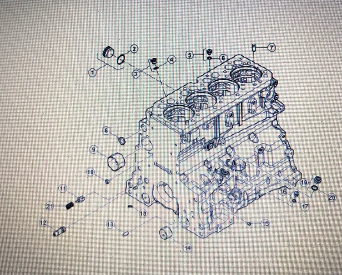CLAAS Arion St 4 Hexa A74-BLOK SILNIKA/CZĘŚCI