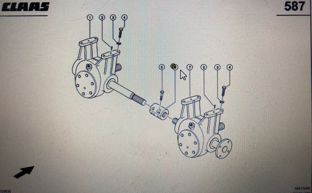 CLAAS LEXION 580 MUFA