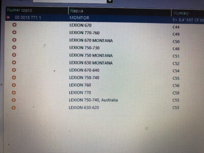 Claas lexion cebis 00157711