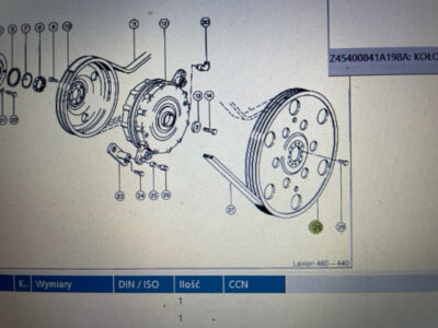 Claas Lexion przekładnia redukcyjna kompletna