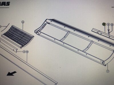 CLAAS Lexion segment klepiska/Claas Lexion 580 560-540 780-770 670-640
