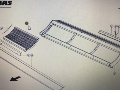 CLAAS Lexion segment klepiska/Claas Lexion 580 560-540 780-770 670-640