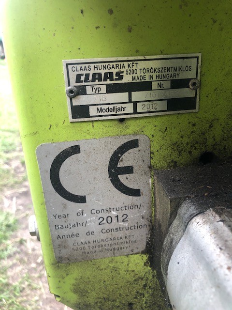 Claas V900 auto/contour 2012r