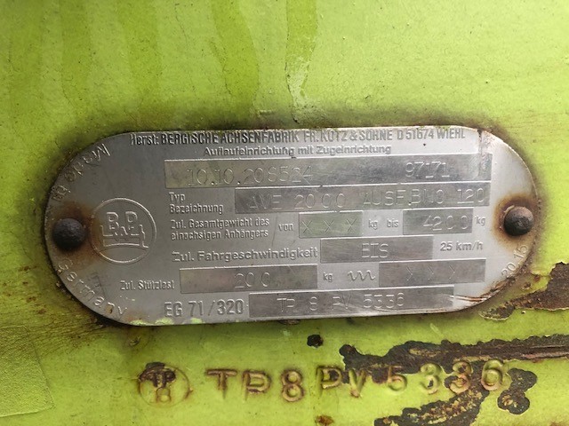 Claas Wózek Transportowy Hedera V900 [CZĘŚCI]