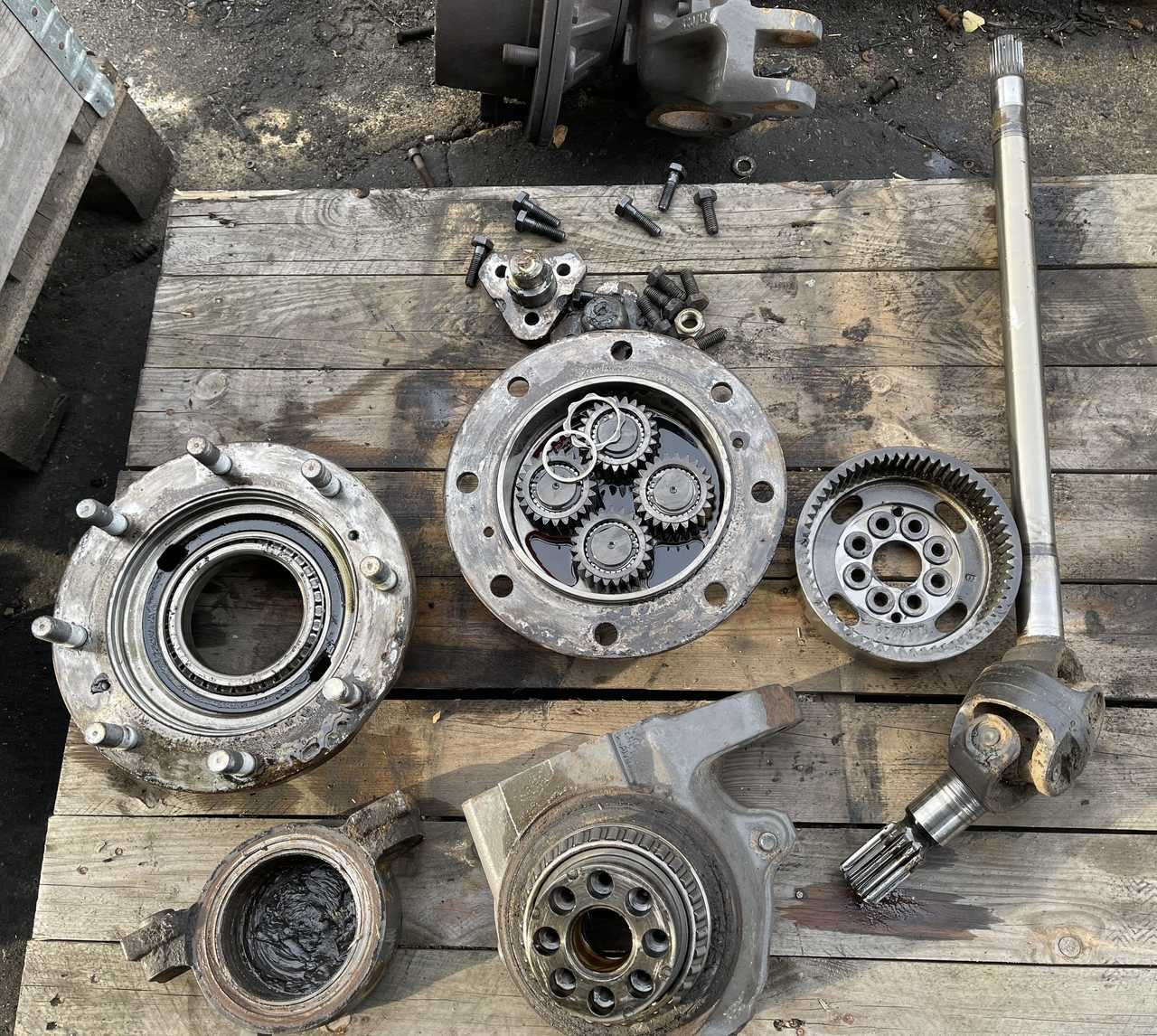 Claas-zwolnica zwrotnica Piasta/Class Celtis/Ares-części zwolnica piasta