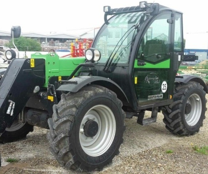 Deutz Fahr Agrovector 35.7 [CZĘŚCI MECHANICZNE] - Zwolnica - Zwrotnica - Półoś