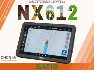 Nawigacja rolnicza CHCNAV NX612 | ISOBUS| RTK 2,5 cm | KONTROLA SEKCJI