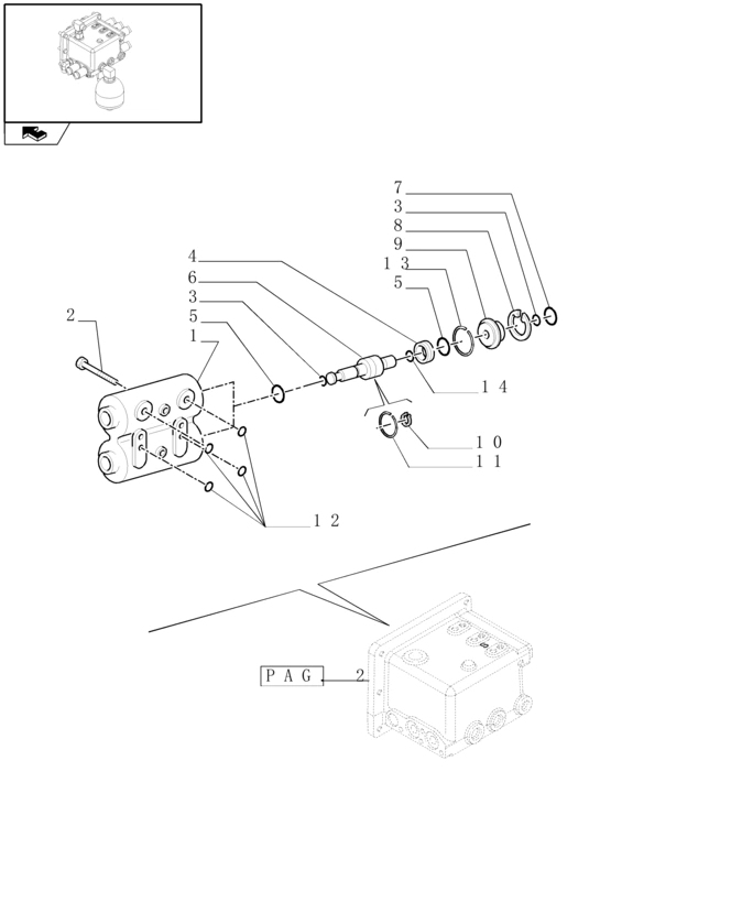 New Holland T6090 Korpus 5169152