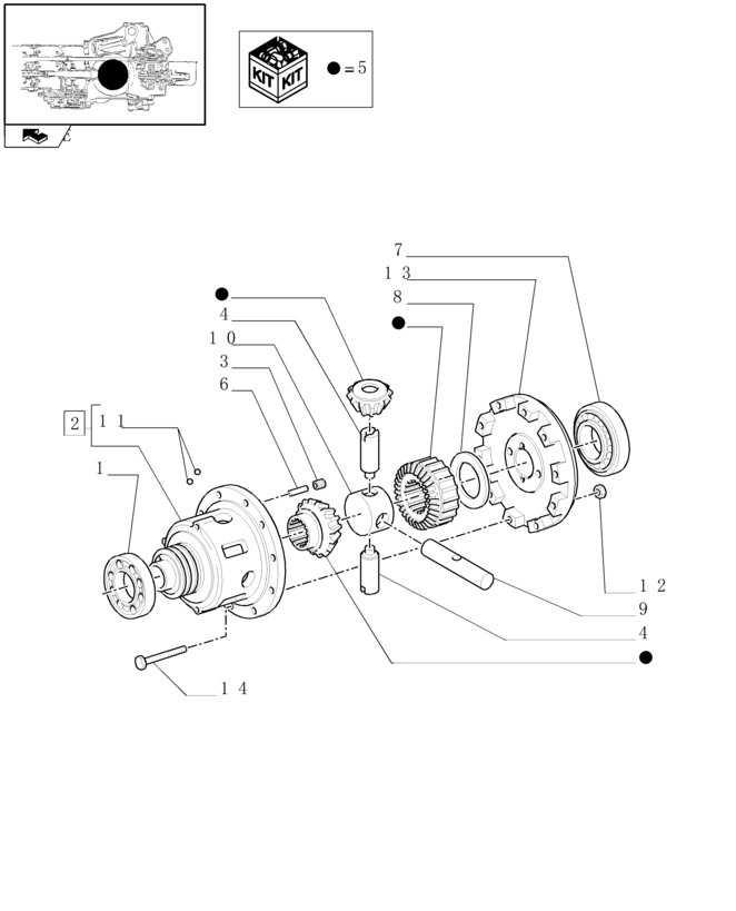 New Holland T6010 Obudowa 5162542