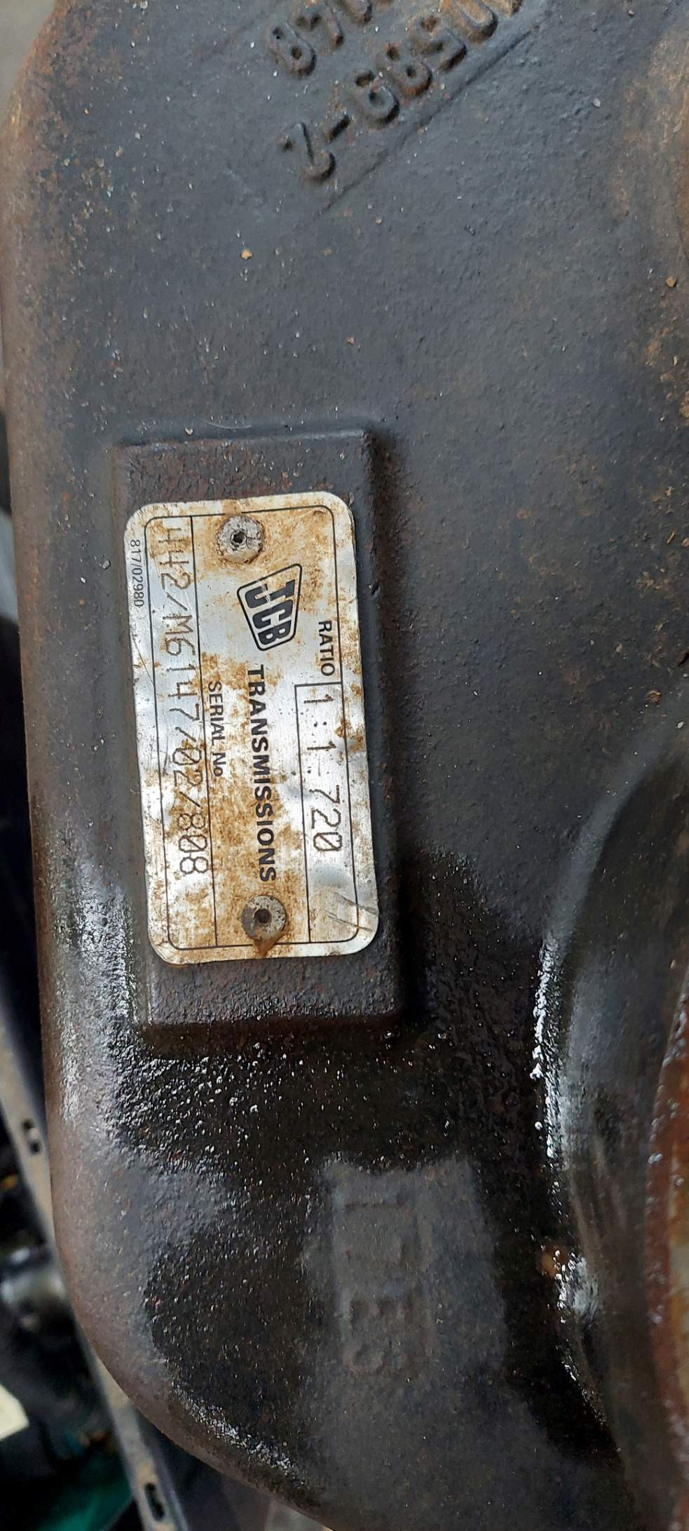 Jcb 531/541/536 skrzynia biegów części