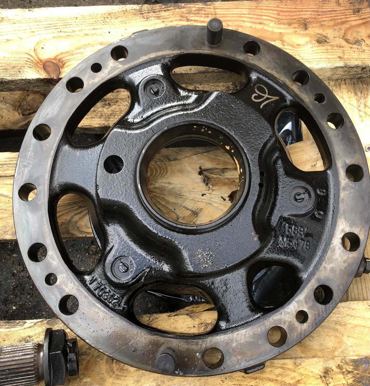 JCB- mechanizm róźnicowy wałek zwolnica zwrotnica JCB 541-531