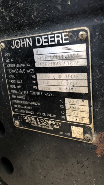 John Deere 6210 [CZĘŚCI] - Silnik | Skrzynia | Most | Zwolnice | Ładowacz Czołowy