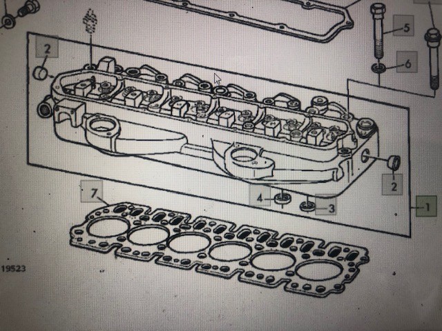 John Deere 6359D - Głowica Cylindrów - AR73978 , Re56303 , R62152 , R62143 , R61035 , R63694