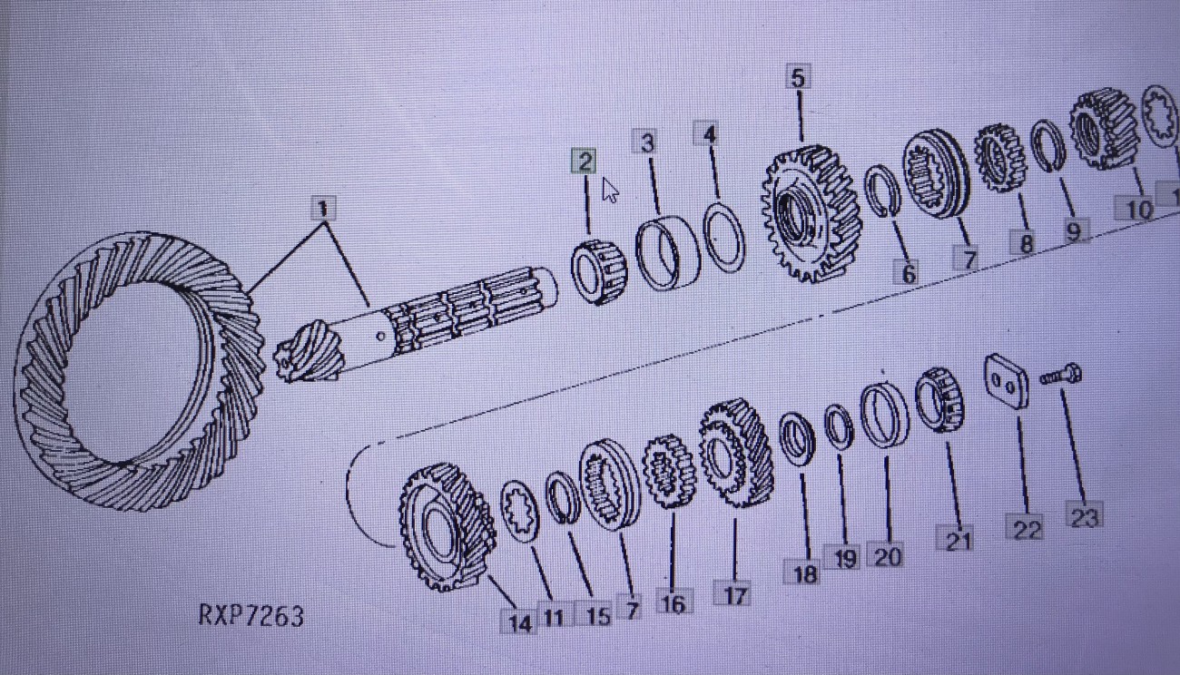 John Deere AR75848/pierścień wewnątrzny/John Deere 4555/4755/4955 Nr części AR75848