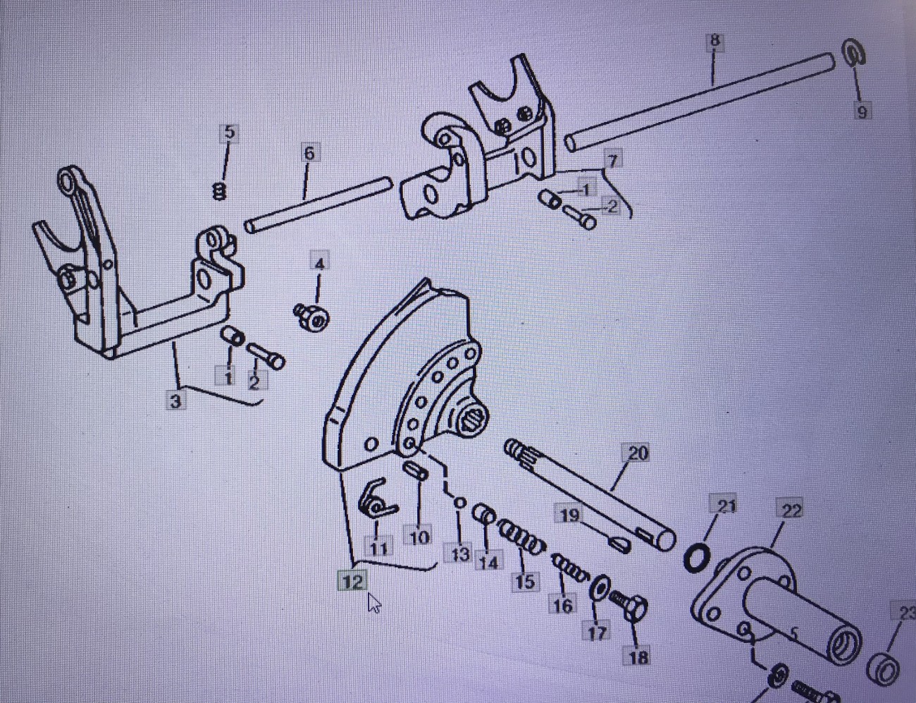 John Deere AR77725/krzywka/John Deere 4555/4755/4955