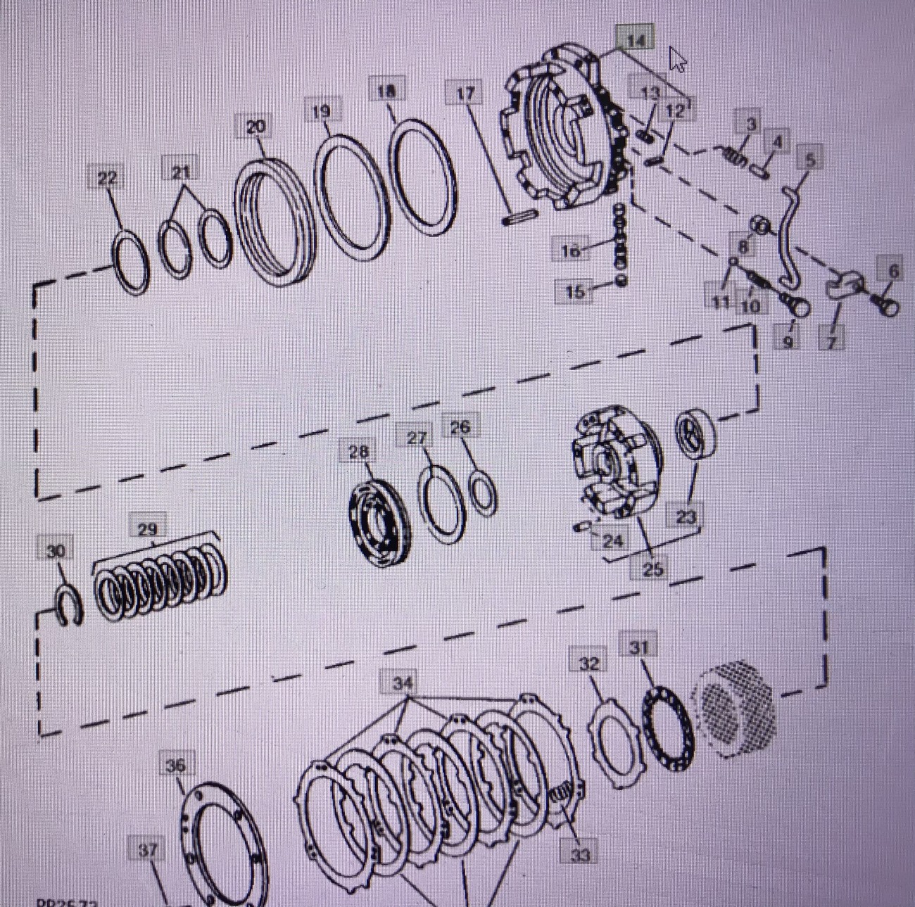 John Deere AR82373/obudowa/John Deere 4555/4755/4955 Nr części AR82373