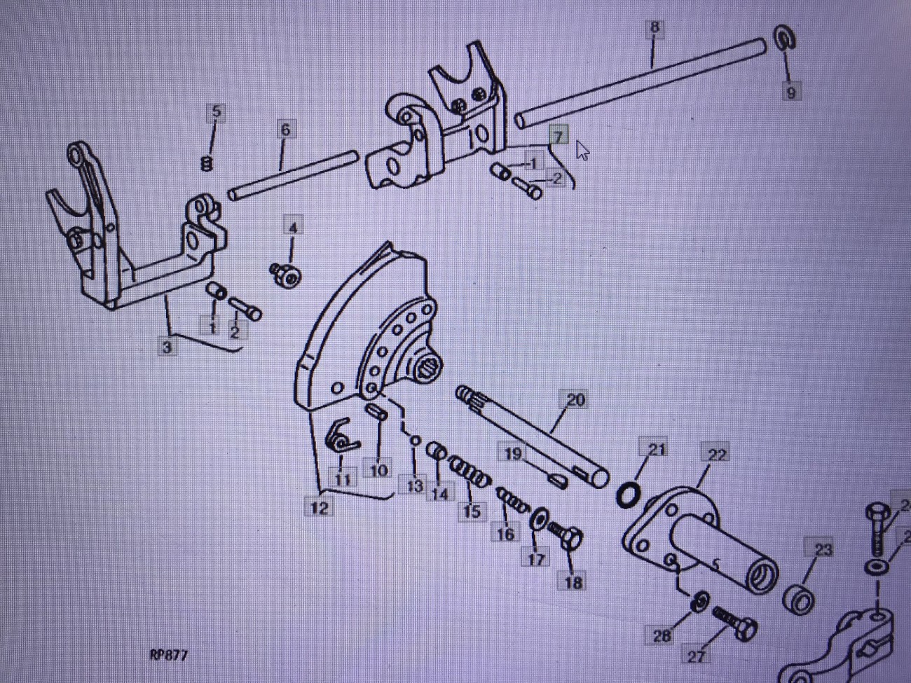 John Deere AR82839/przełącznik/John Deere 4555/4755/4955