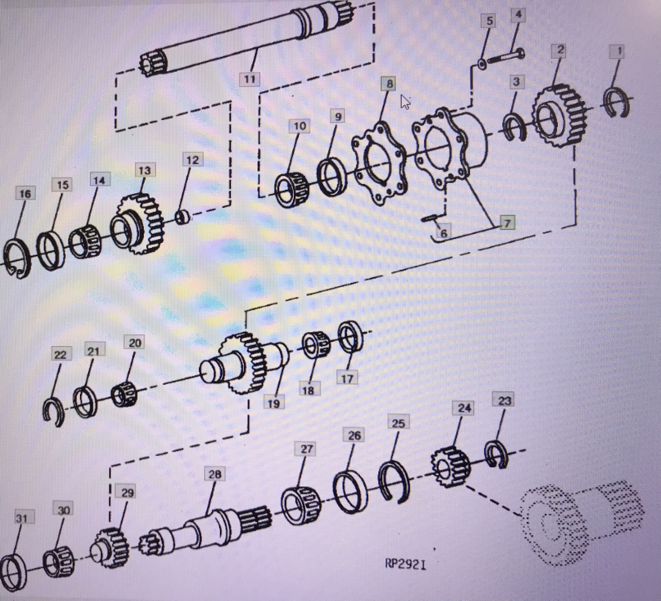 John Deere AR93152/obudowa łoźyska/John Deere 4555/4755/4955