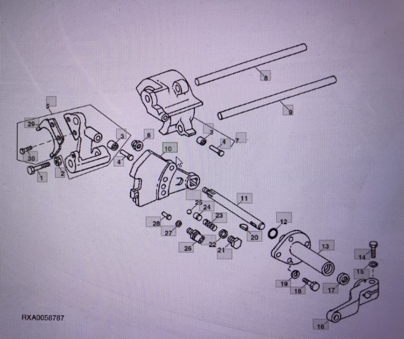 John Deere R100095/krzywka/John Deere 4555/4755/4955