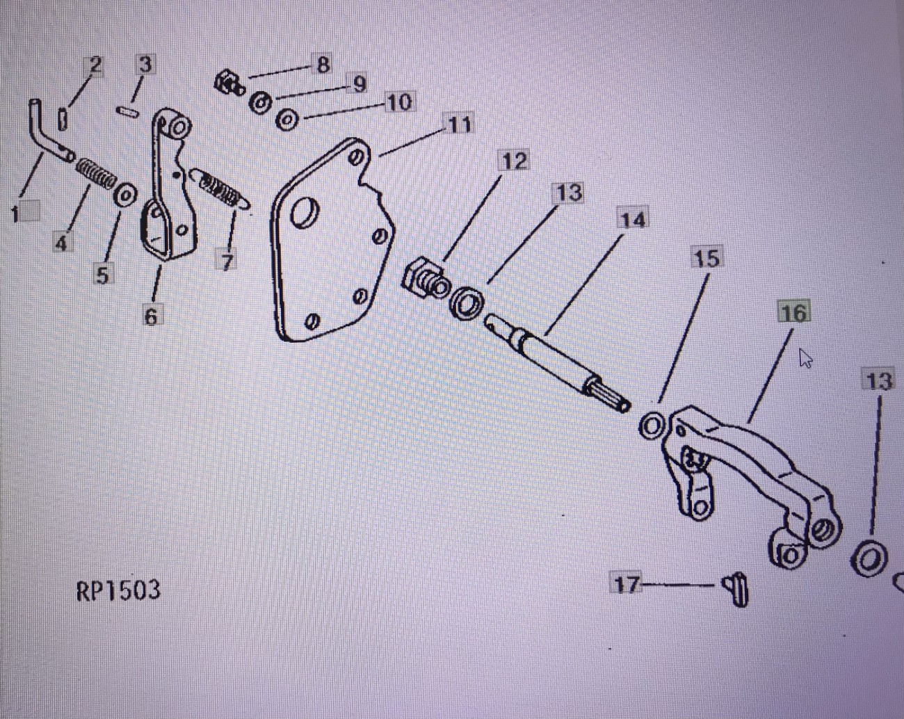 John Deere R41171/jarzmo/John Deere 4555/4755/4955