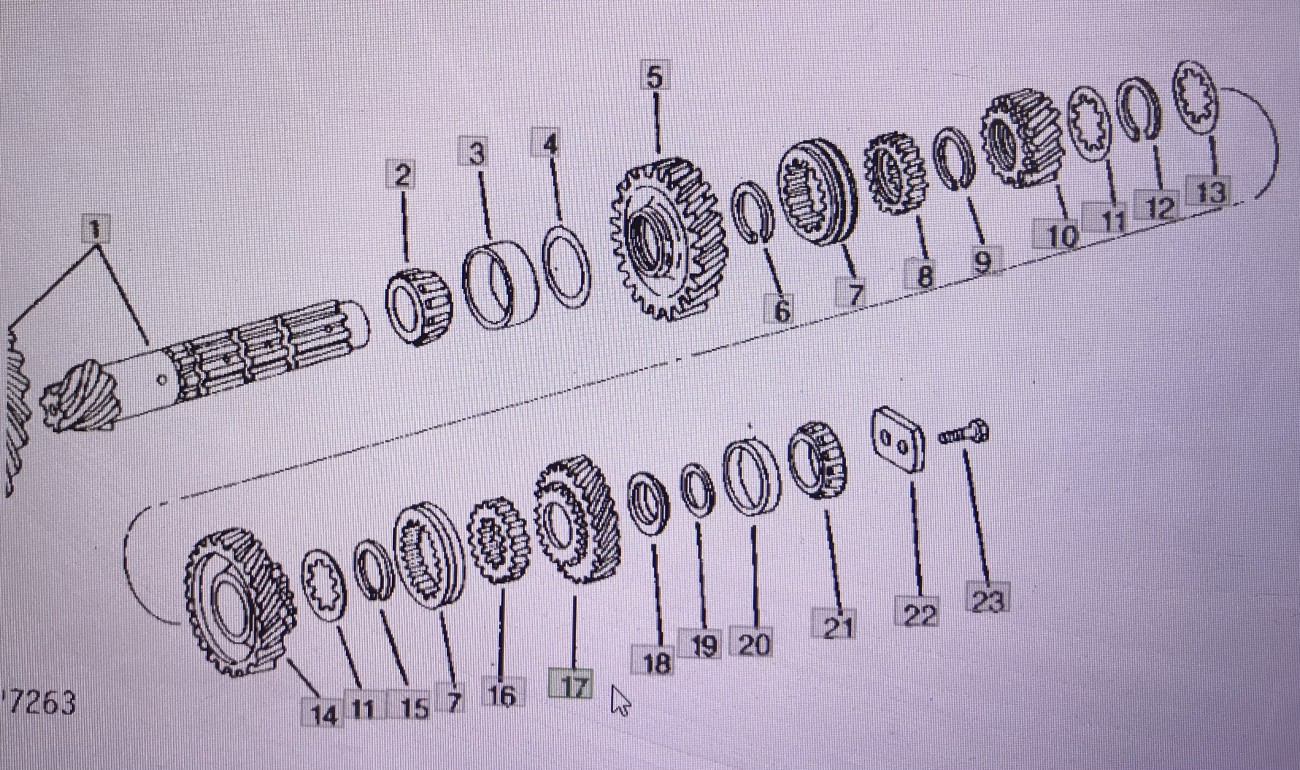 John Deere R57768/tryb/John Deere 4555/4755/4955 Nr części R57768