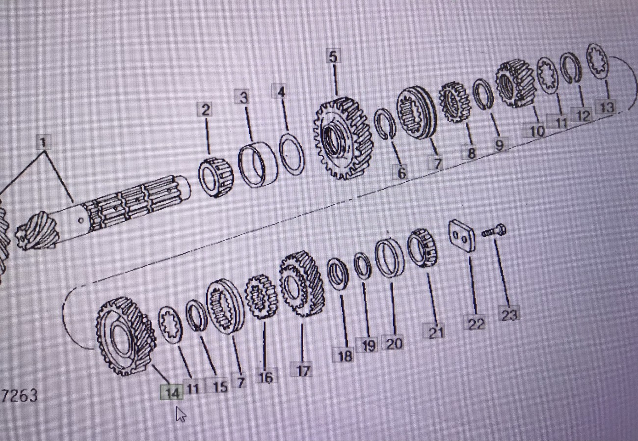John Deere R57769/tryb/John Deere 4555/4755/4955 Nr części R57769
