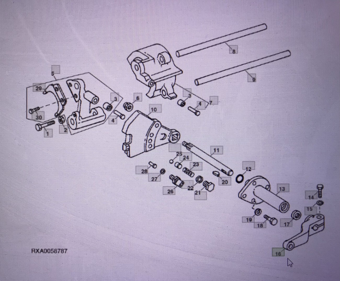 John Deere R61983/ramię/John Deere 4555/4755/4955