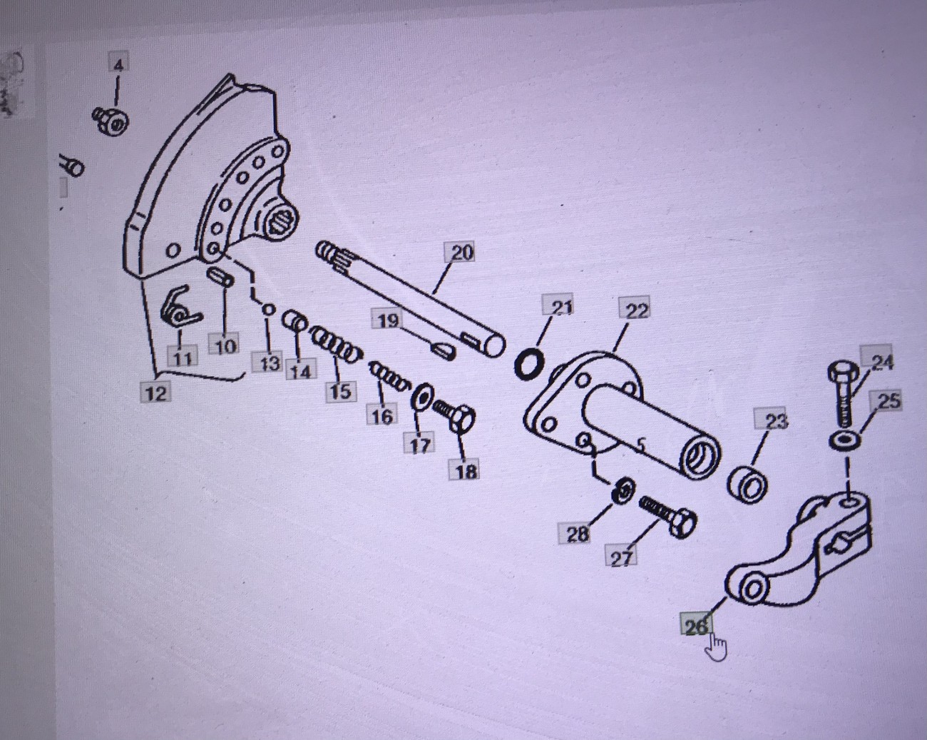 John Deere R62818/ramię/John Deere 4555/4755/4955